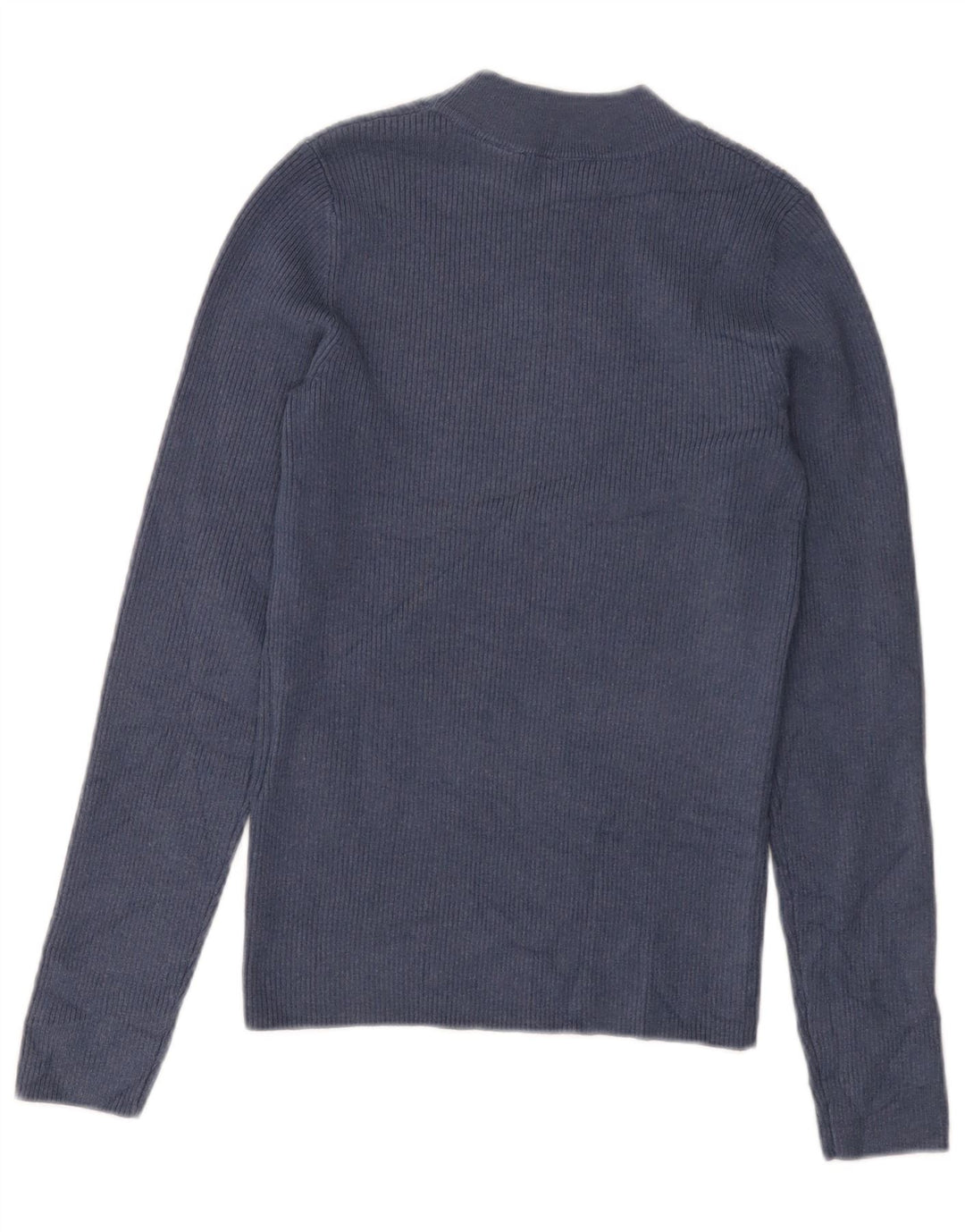 Maglione maglione girocollo da donna LEVI'S UK 8 piccolo acrilico blu navy