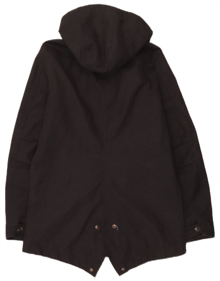 Giacca parka con cappuccio da uomo Scotch & Soda UK 40 grande poliestere nero