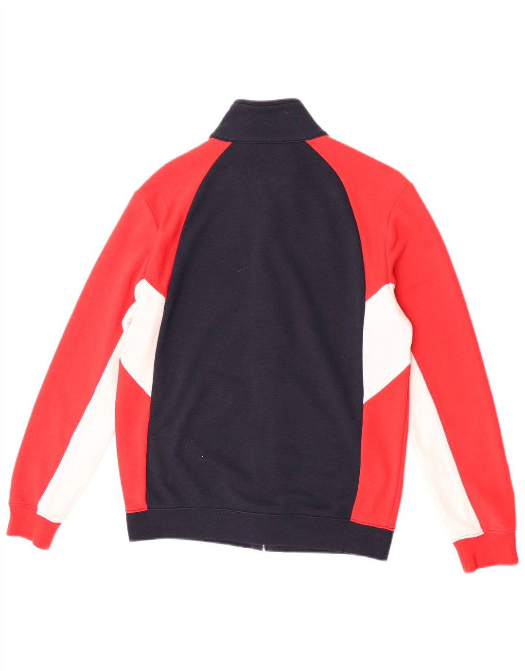 Giacca da ginnastica da uomo Champion piccola in cotone color block blu navy