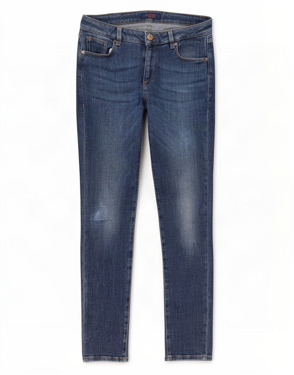Jeans Slim Donna Trussardi W28 L31 Blu Cotone