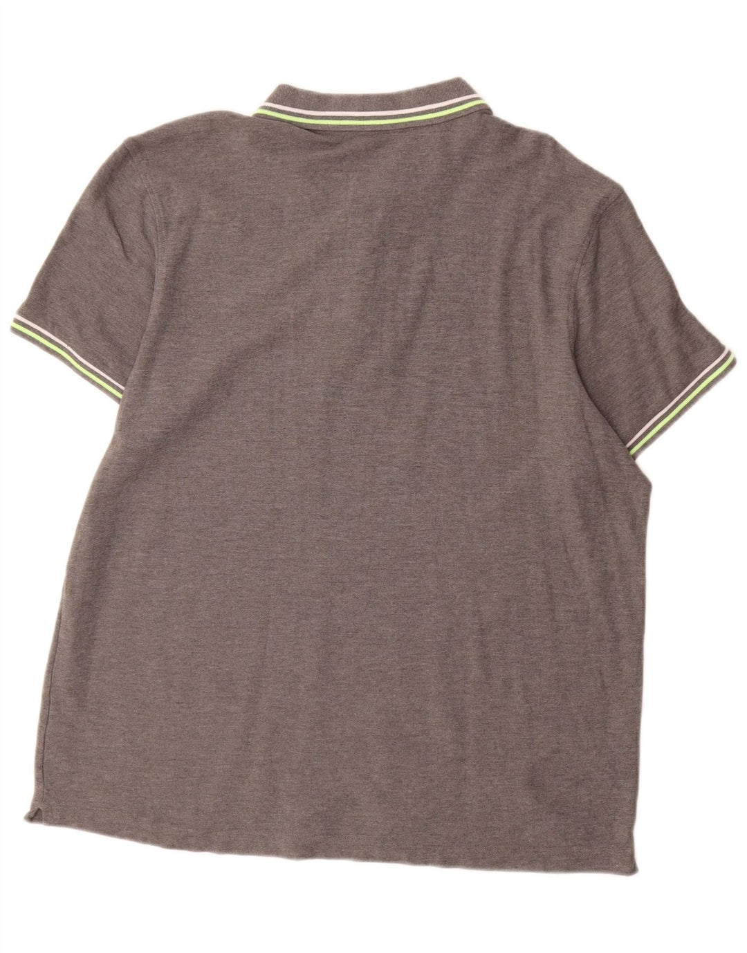Polo da uomo LOTTO 2XL in cotone grigio
