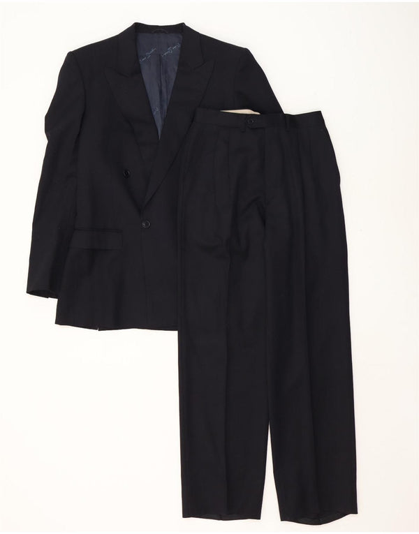 Abito 2 pezzi da uomo Pierre Cardin IT 48 medio W32 L32 gessato nero
