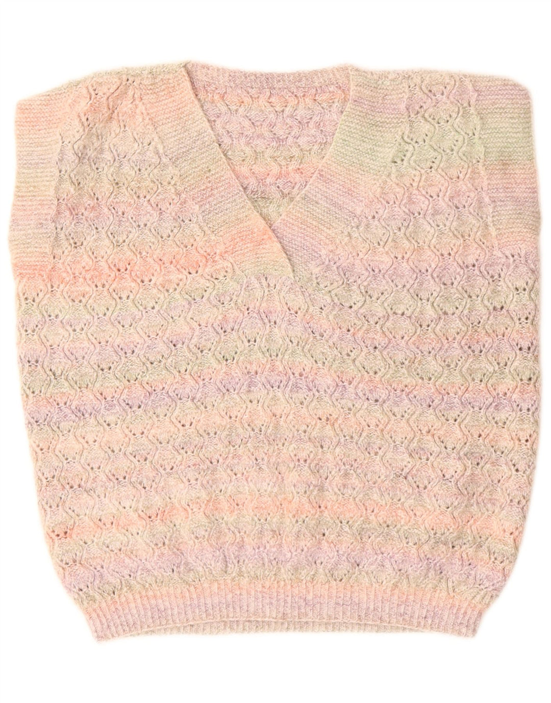 Canotta da donna VINTAGE UK 16 Large Pink Striped