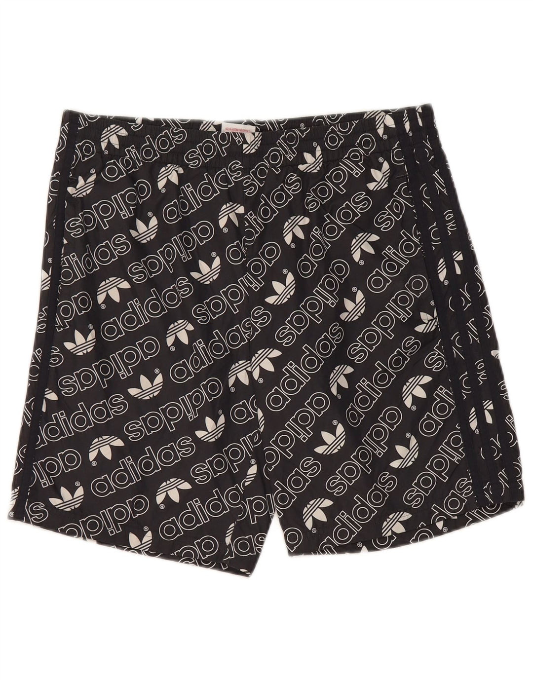 Pantaloncini sportivi Adidas da ragazzo con grafica 15-16 anni in poliestere nero