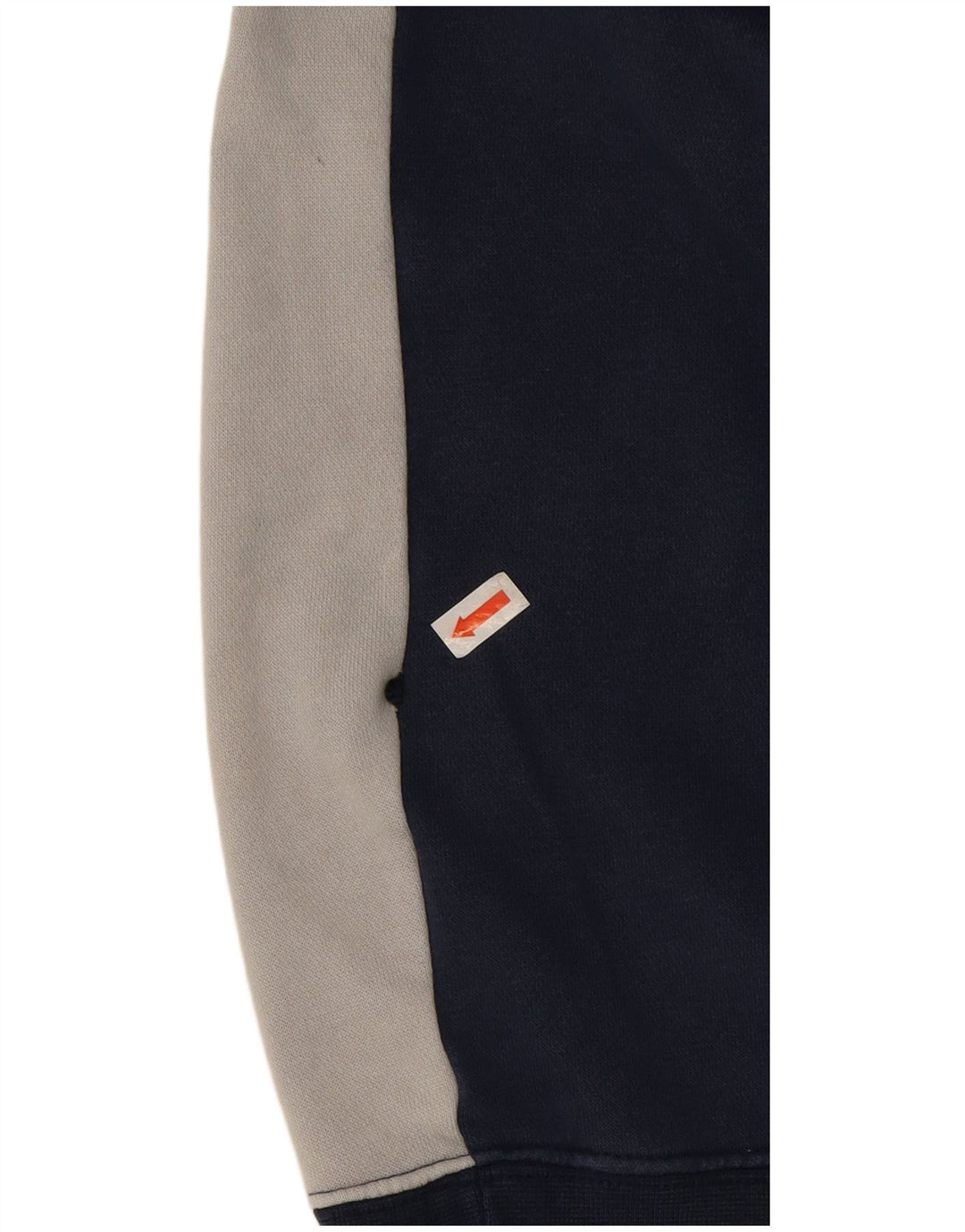 NIKE Mens Tracksuit Top Jacket Medium Navy Blue Colourblock Cotton