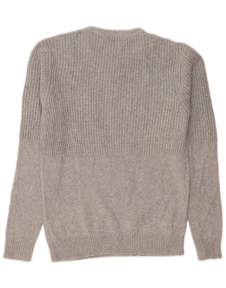Maglione maglione girocollo da uomo Vans piccolo in cotone grigio