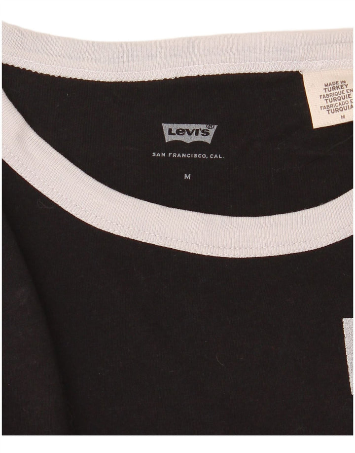 T-shirt da donna Levi's Top UK 14 Medium Black Colourblock