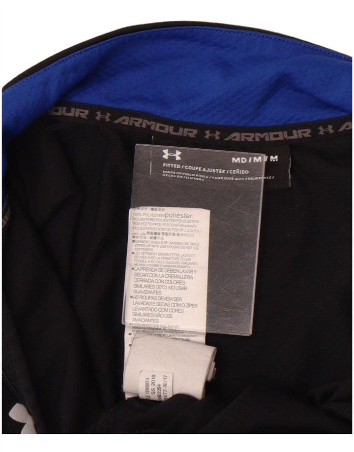 Giacca da tuta da uomo Under Armour, poliestere color block medio nero