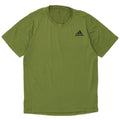 T-shirt Adidas Climalite da uomo piccola in cotone verde