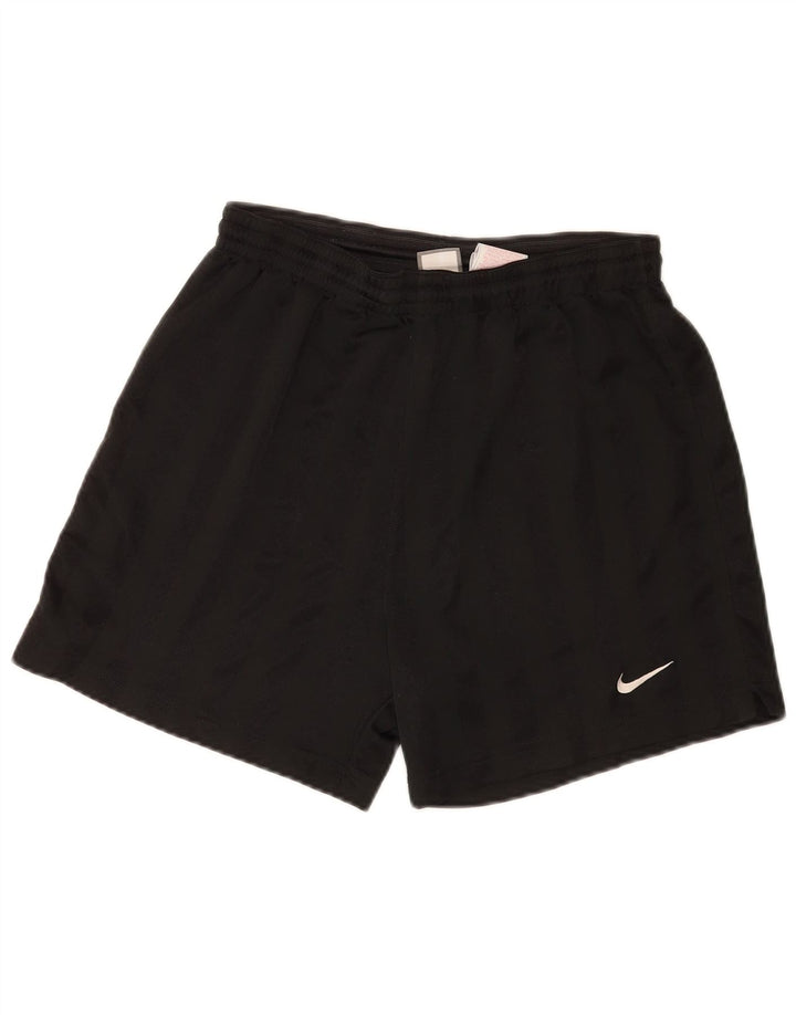 Pantaloncini sportivi Nike da uomo, poliestere gessato medio nero