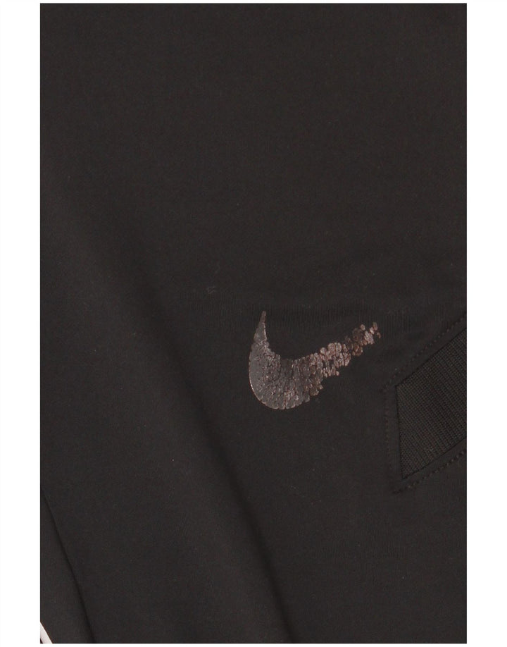 Pantaloni da tuta Nike Dri Fit da uomo piccoli in poliestere nero