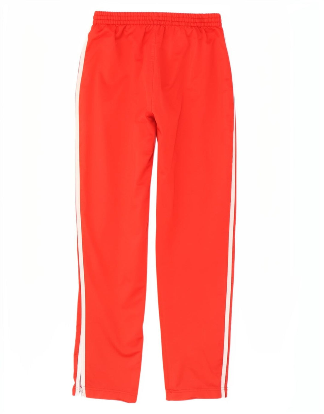 Pantaloni da tuta da uomo Adidas in poliestere rosso medio