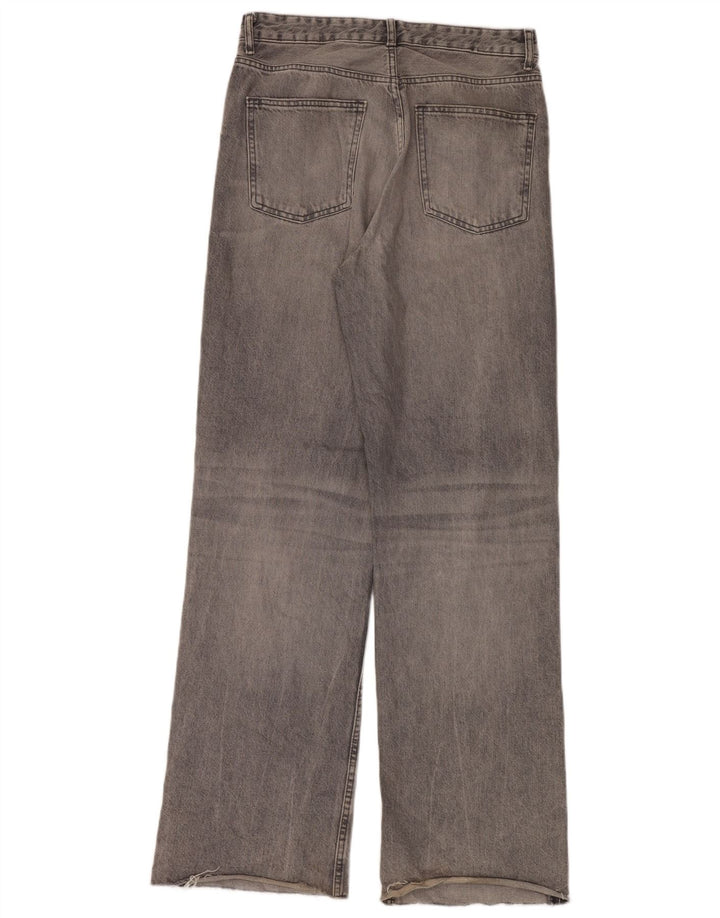 Jeans Zara da donna a gamba larga EU 42 Large W32 L36 Grigio