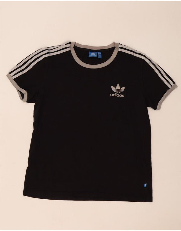 T-shirt da donna Adidas Top UK 14 grande cotone nero