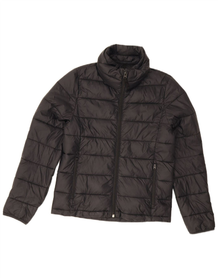 Giacca imbottita da donna Abercrombie & Fitch UK 2 2XS poliestere nero