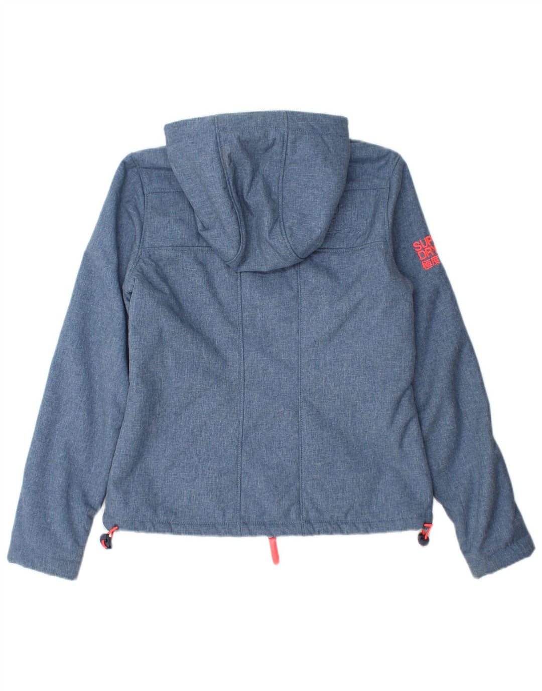 Giacca a vento Sherpa con cappuccio Windtrekker da donna SUPERDRY UK 6 XS Blu