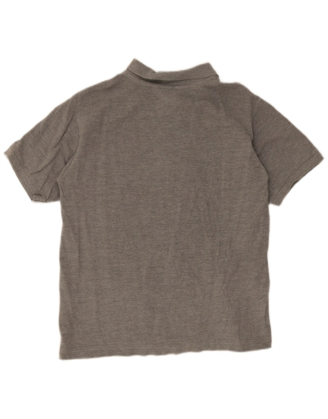 Polo Kappa Uomo Small in cotone mélange grigio