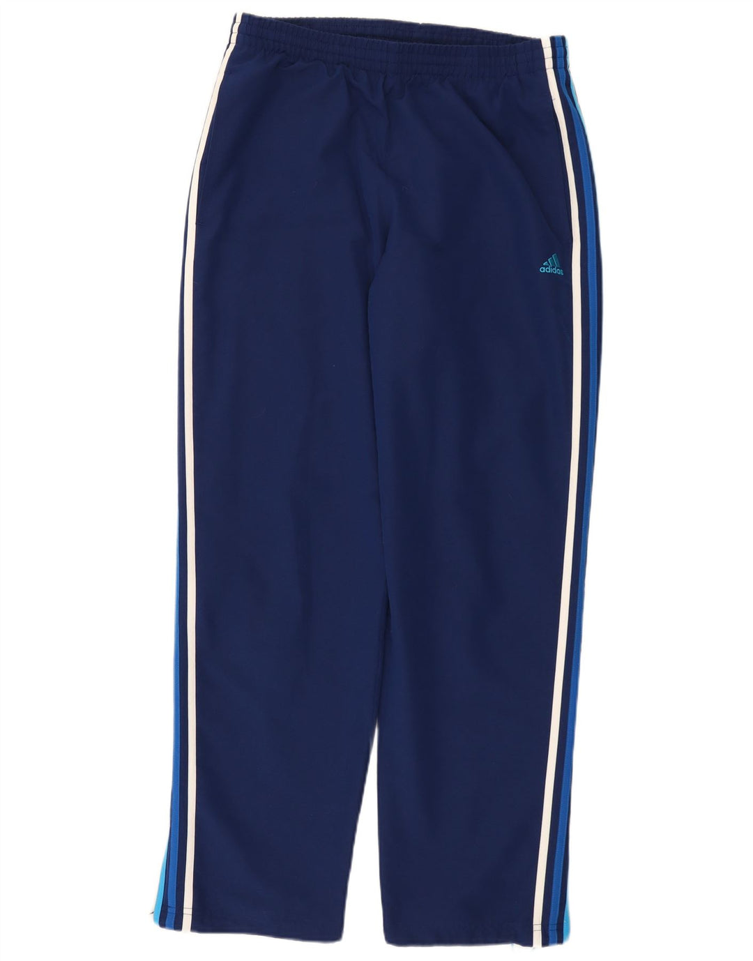Pantaloni da tuta Adidas Climalite da uomo medi in poliestere blu navy