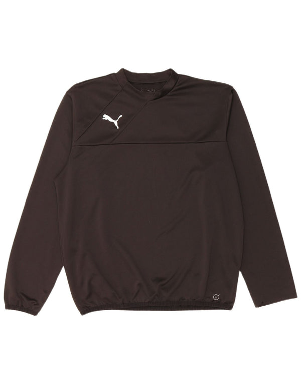 Maglia Puma da uomo a maniche lunghe grande nera in poliestere