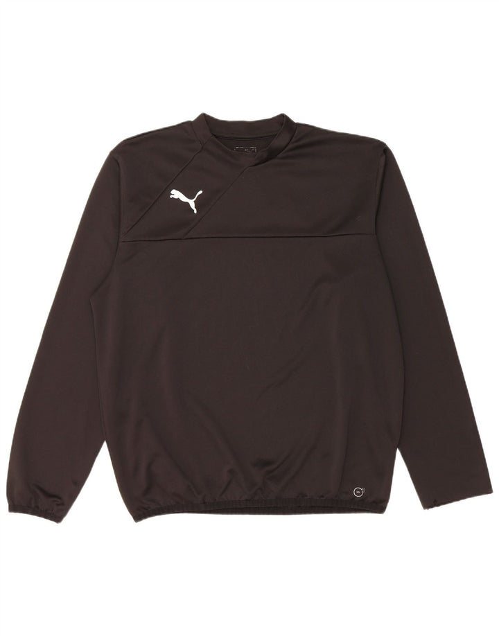 Maglia Puma da uomo a maniche lunghe grande nera in poliestere