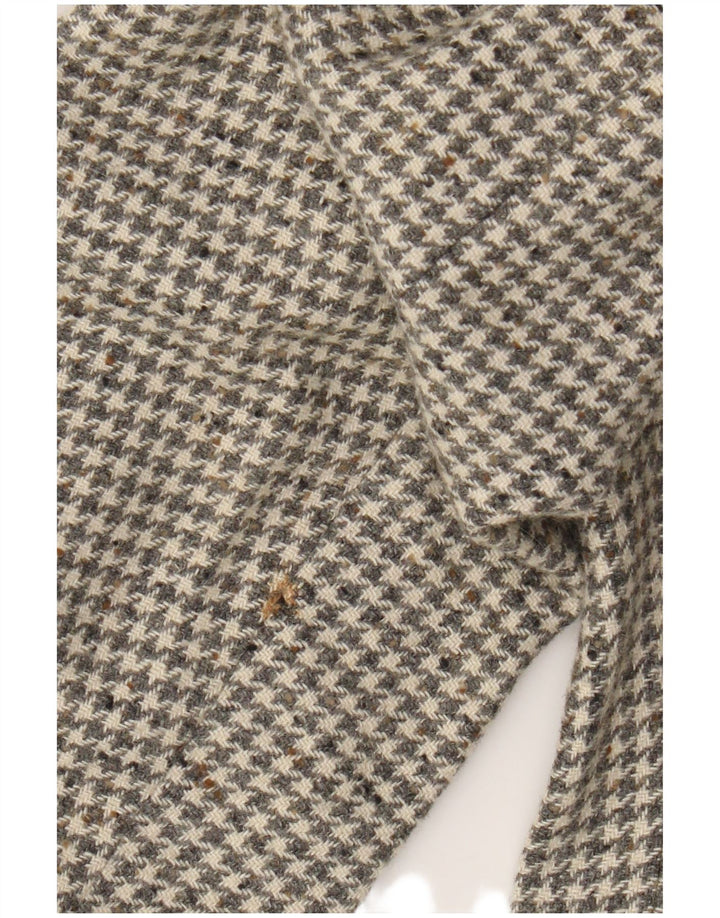 Giacca blazer a 2 bottoni da uomo Division Vogue UK 38 pied de poule grigio medio