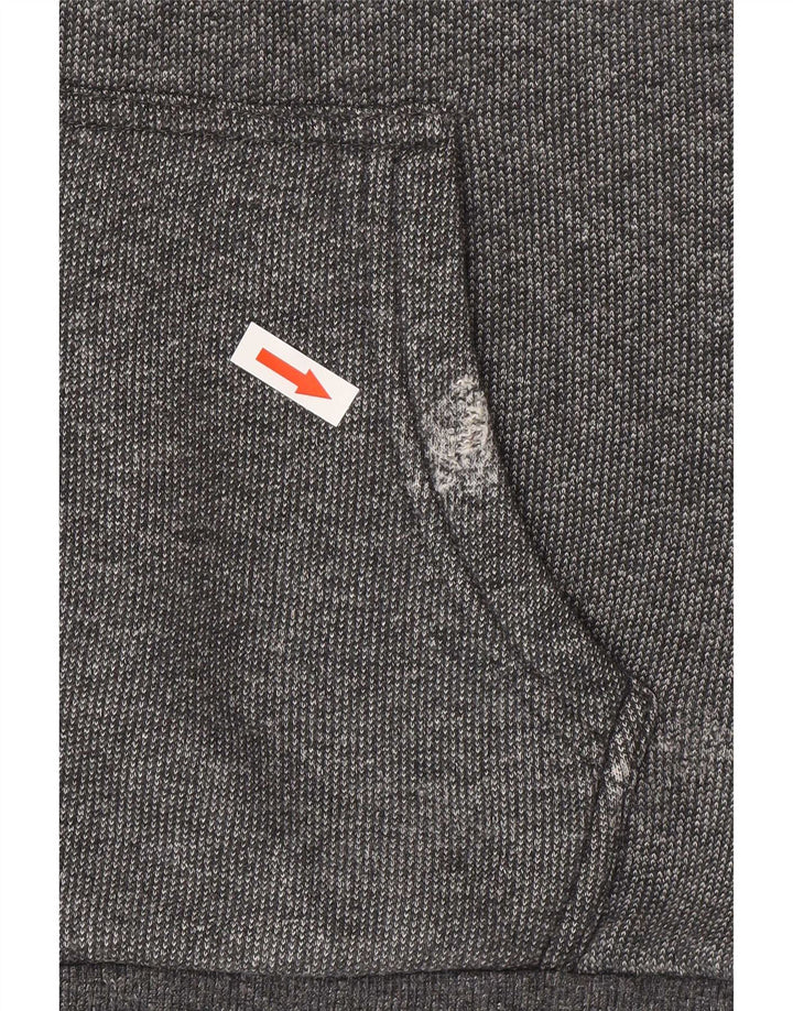 Felpa con cappuccio da uomo Superdry XL in cotone grigio