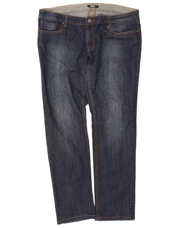 Jeans slim da donna Rifle IT 50 XL W38 L30 cotone blu navy