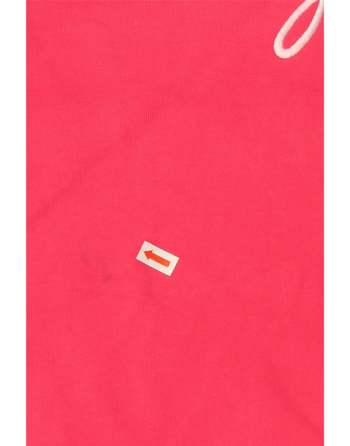 Felpa oversize con grafica da donna Tommy Hilfiger Maglione UK 10 Small Rosa