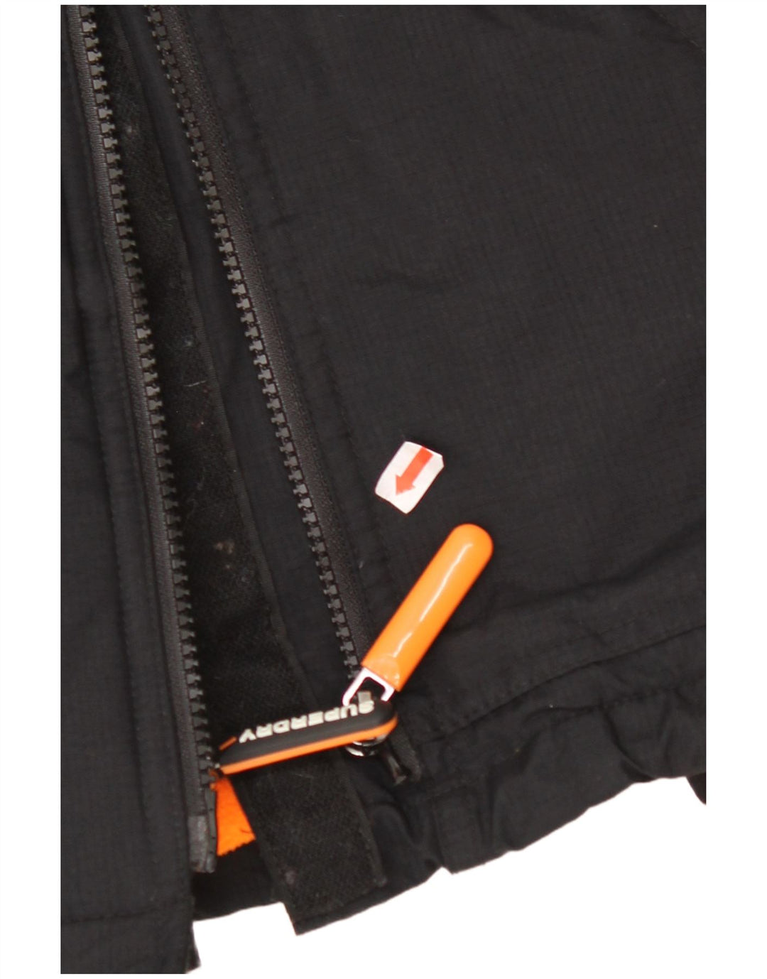 Giacca a vento da uomo SUPERDRY UK 40 grande nylon nero