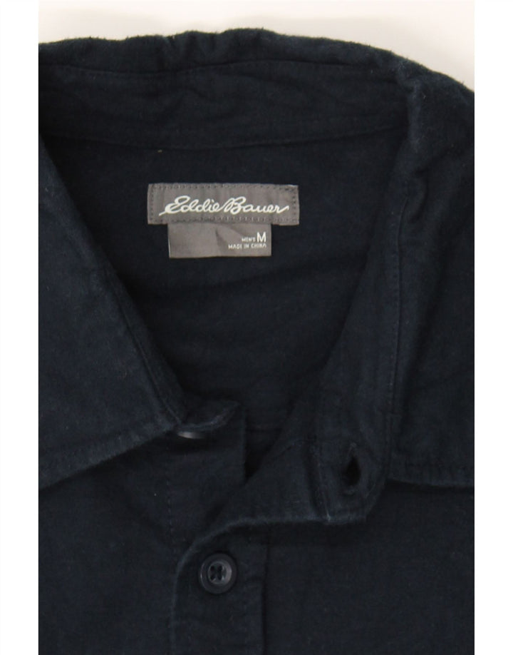 EDDIE BAUER Mens Shirt Medium Navy Blue Cotton Vintage Eddie Bauer and Second-Hand Eddie Bauer from Messina Hembry 