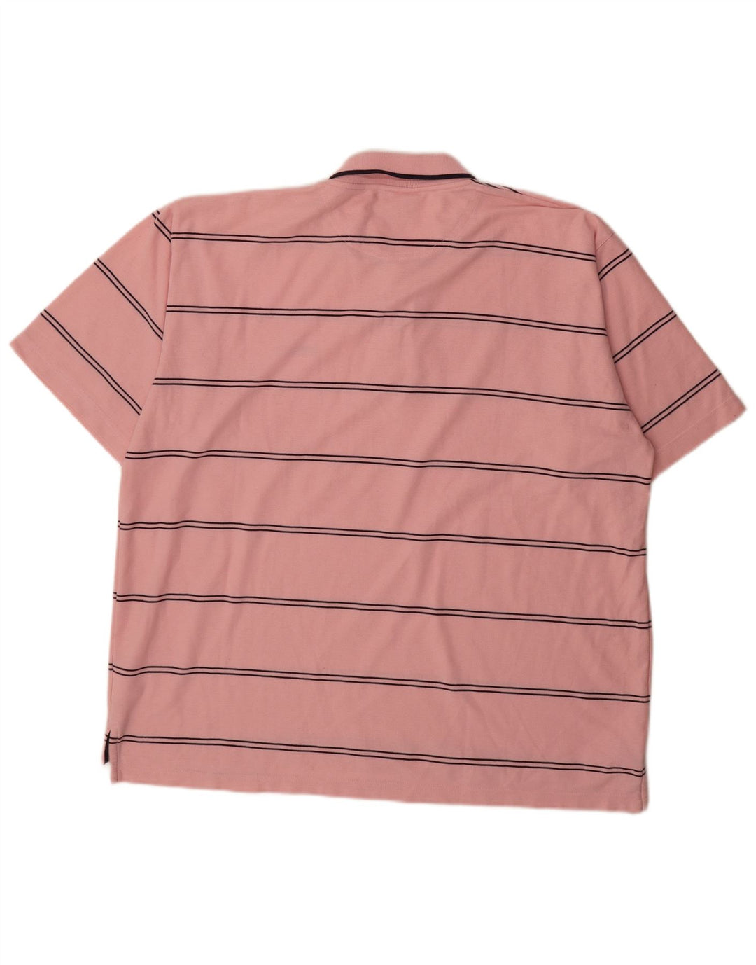 Polo da uomo Umbro 2XL poliestere a righe rosa