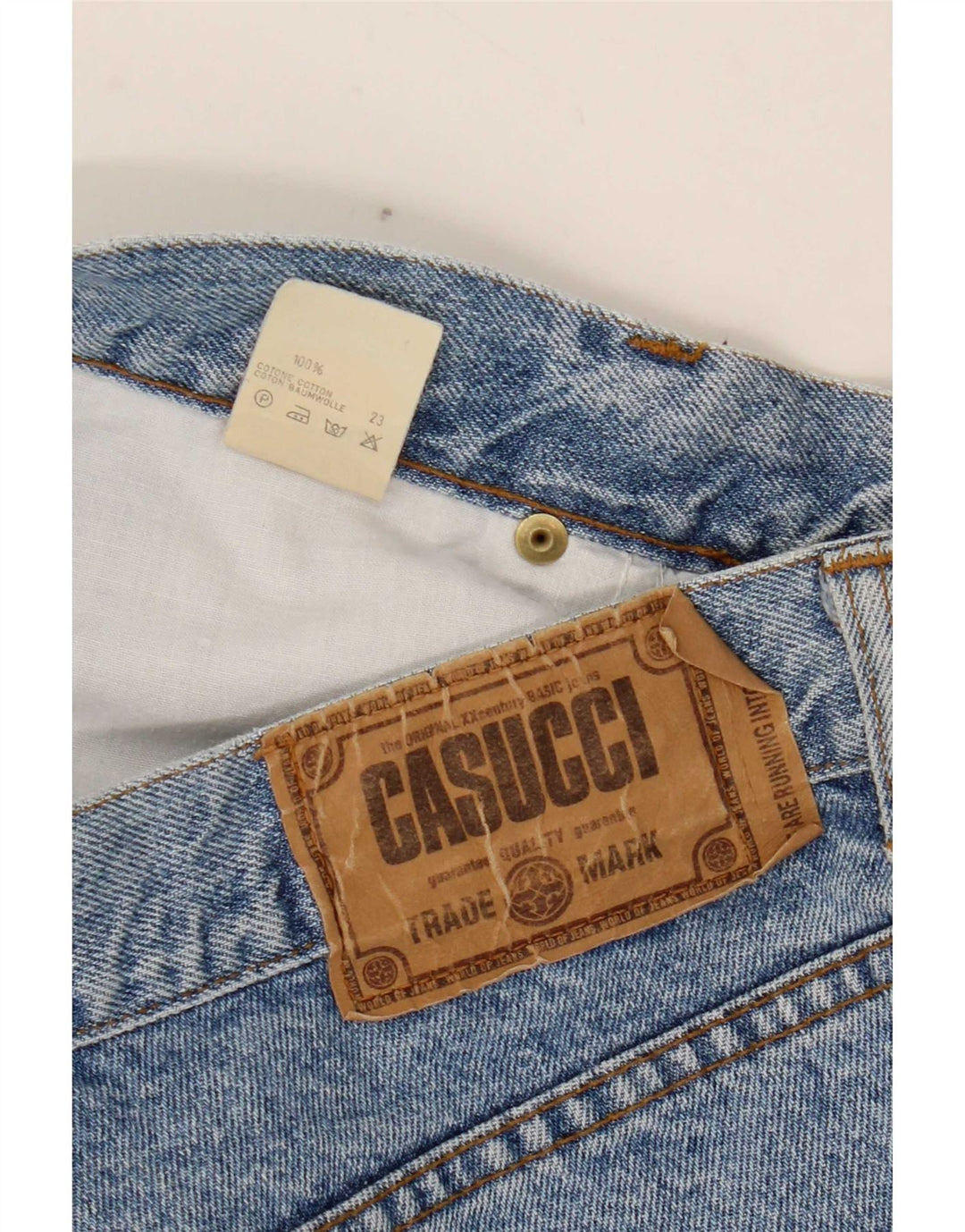 Jeans dritti da uomo Casucci W34 L30 cotone blu