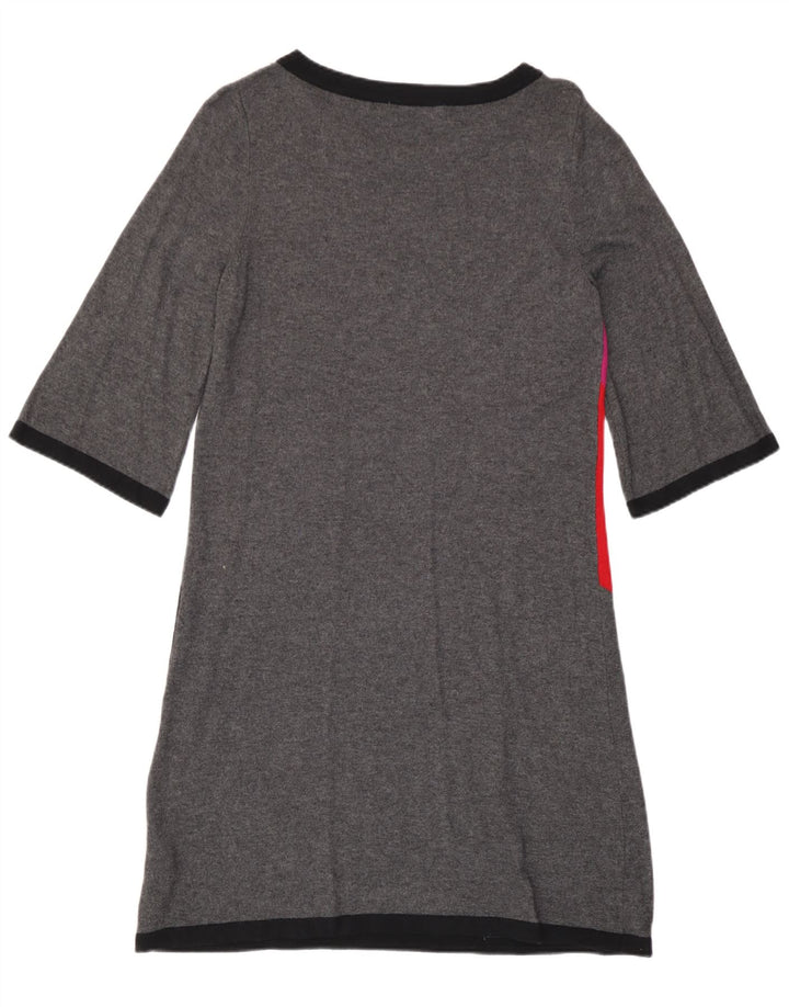 Abito maglione da donna Marks & Spencer UK 14 Blocco colore grigio medio