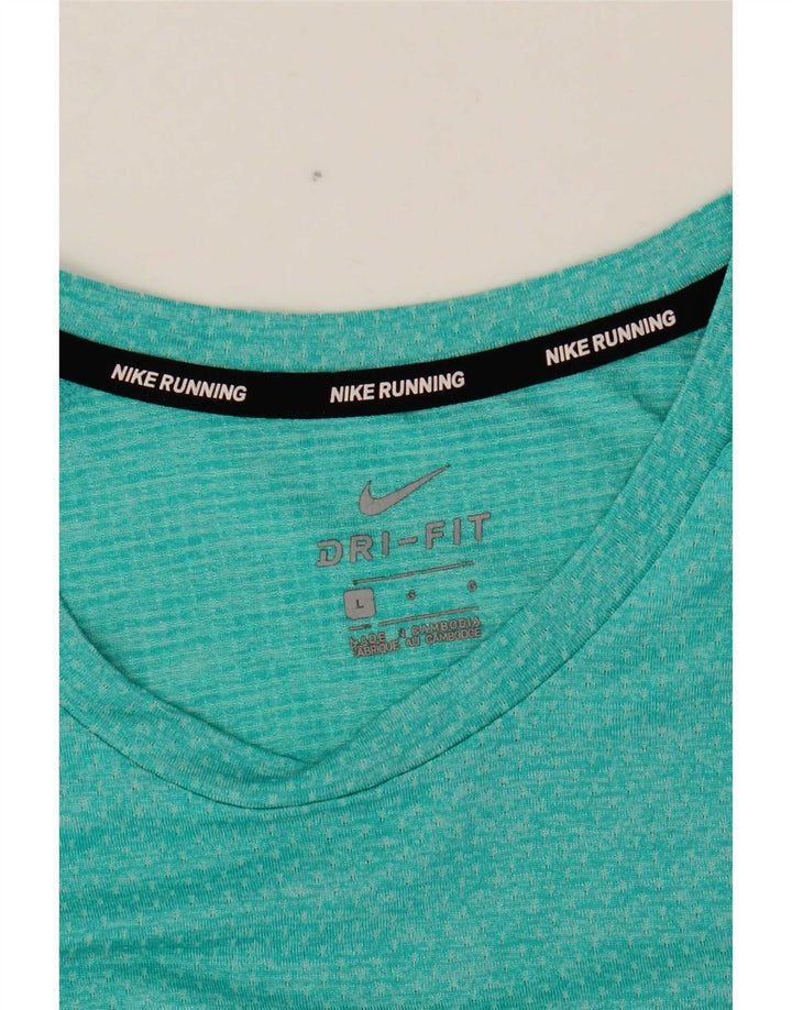 T-shirt Nike Dri Fit da uomo grande turchese