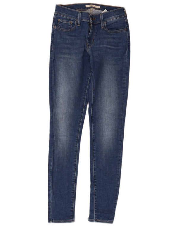Jeans Levi's 710 Super Skinny da donna W27 L30 in cotone blu
