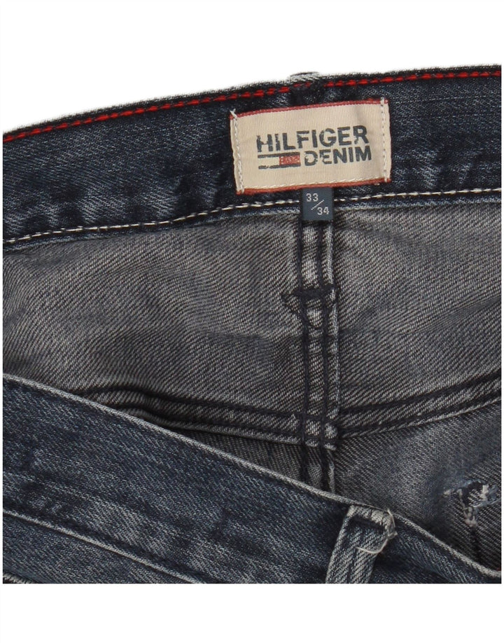 Jeans slim da uomo Tommy Hilfiger W33 L34 Blu navy