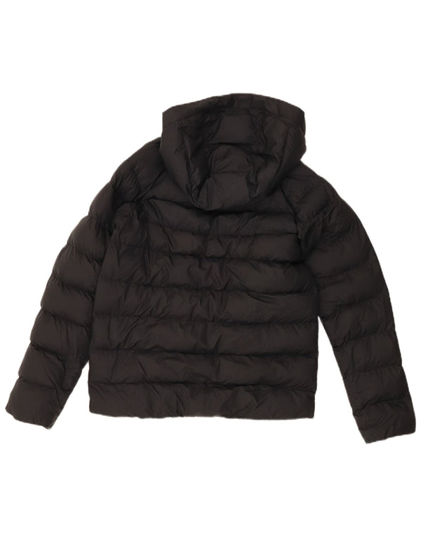 Giacca imbottita con cappuccio Nike da ragazzo 12-13 anni Large nera in poliestere