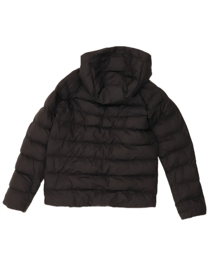 Giacca imbottita con cappuccio Nike da ragazzo 12-13 anni Large nera in poliestere