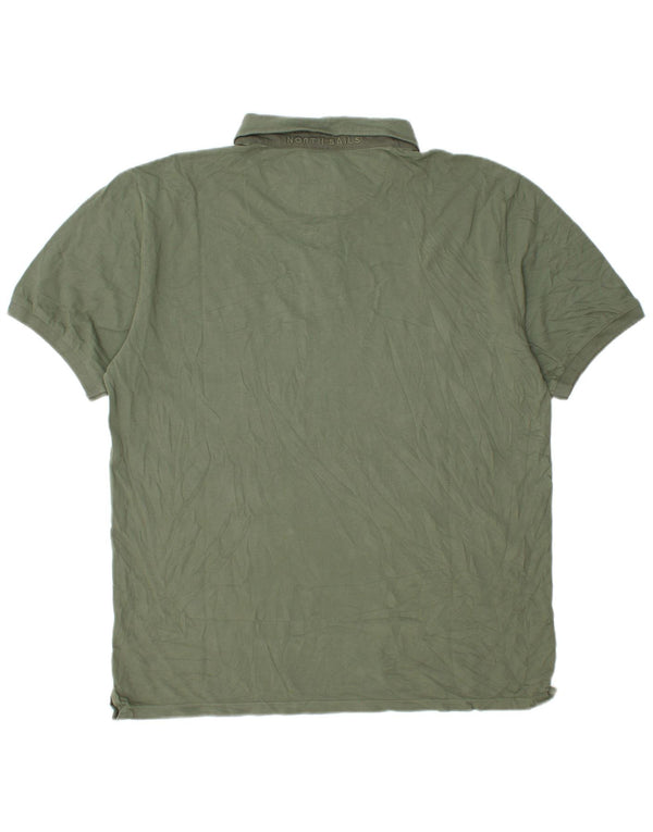 Polo da uomo North Sails 2XL in cotone verde