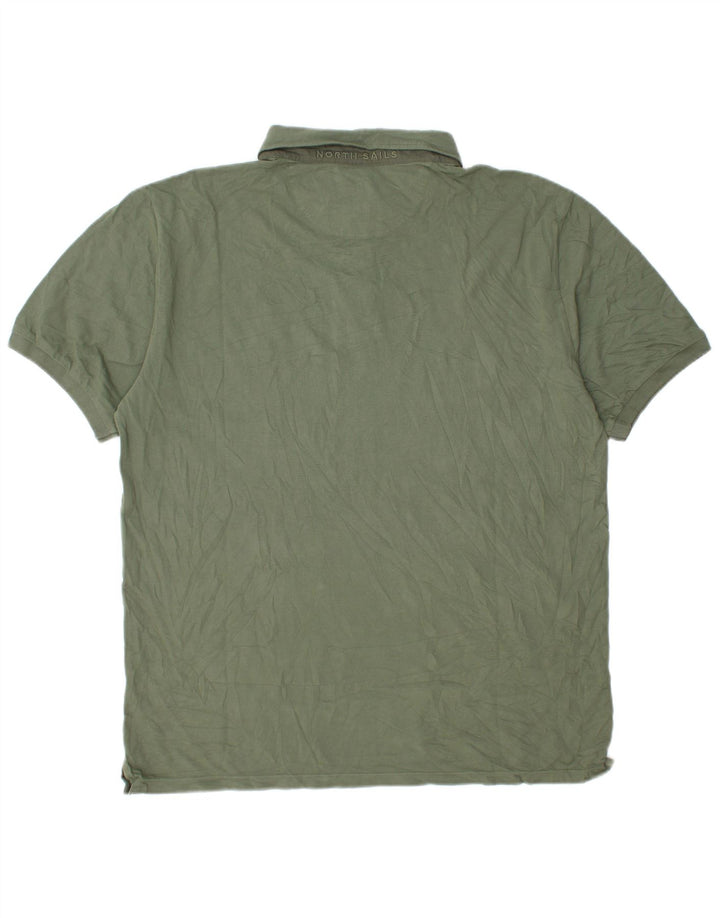 Polo da uomo North Sails 2XL in cotone verde