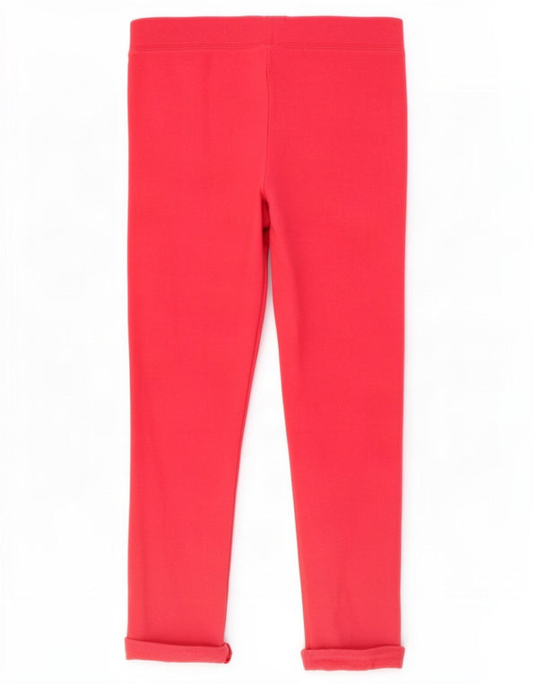 Pantaloni Tuta Bambina Benetton 8-9 Anni Large Rosa Cotone