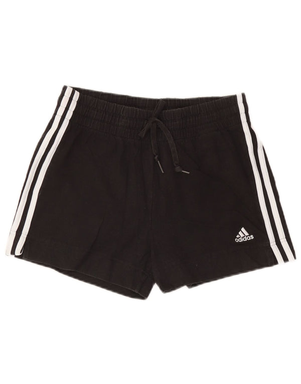 Pantaloncini sportivi Adidas da donna UK 4/6 XS cotone nero
