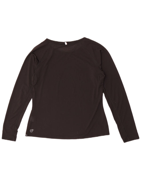 Maglia a maniche lunghe da donna Puma UK 16 Large Nero Poliestere