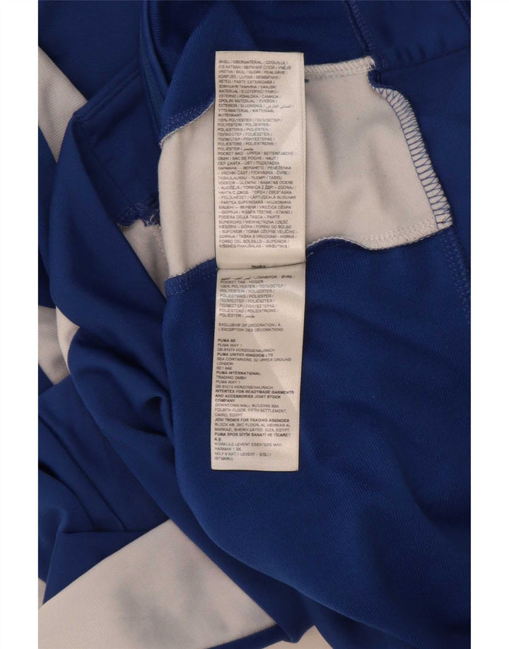 Giacca da ginnastica grafica da ragazzo Puma 15-16 anni Blu Colourblock