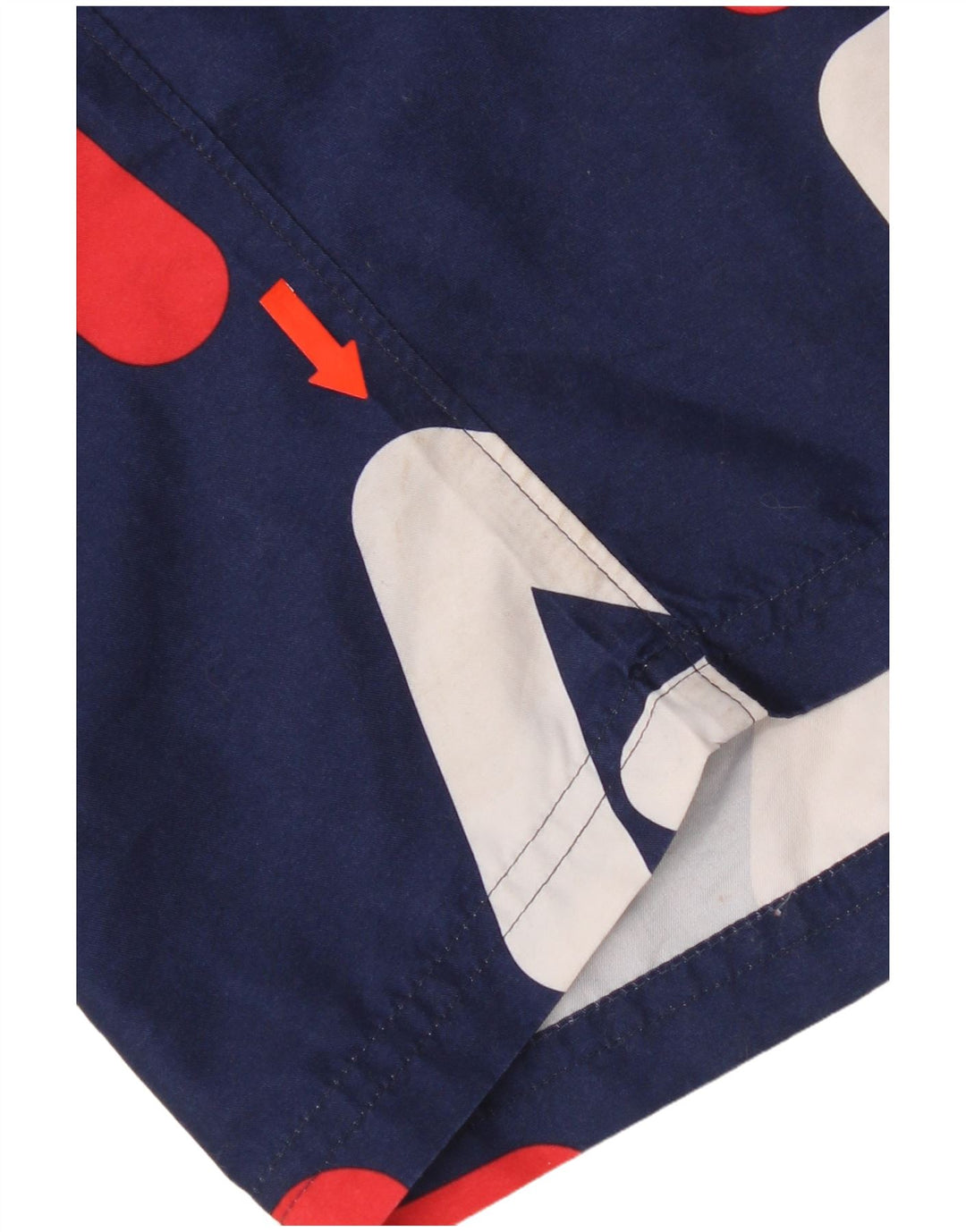 Pantaloncini da bagno grafici da uomo Fila XL poliestere blu navy