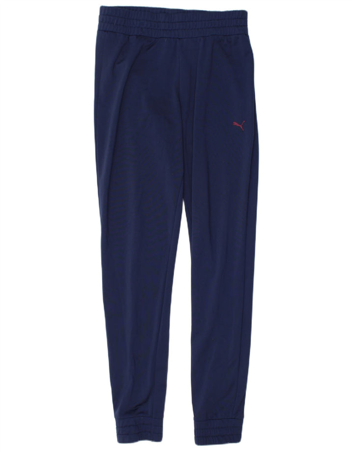 Pantaloni da tuta da donna Puma Joggers UK 10 Small Poliestere blu navy