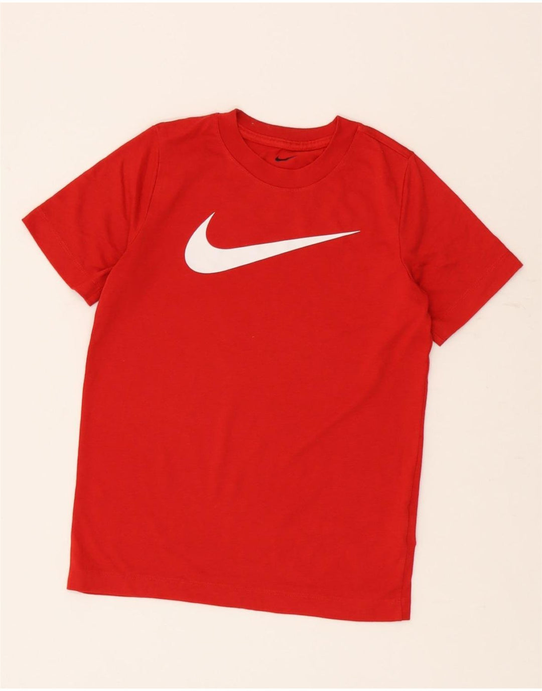 T-shirt grafica Nike da ragazzo Dri Fit Top 10-11 anni poliestere rosso medio