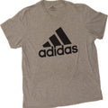ADIDAS Mens Graphic T-Shirt Top XL Grey Vintage Adidas and Second-Hand Adidas from Messina Hembry 
