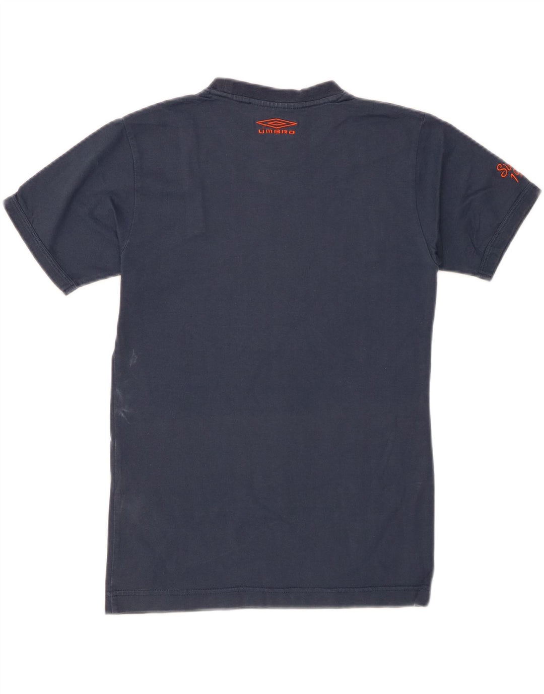 T-shirt grafica da uomo UMBRO Top piccola in cotone blu navy