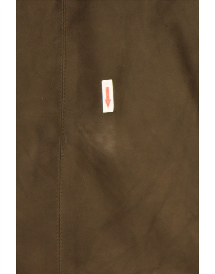 Cappotto in pelle da donna Talenti UK 18 XL Pelle kaki